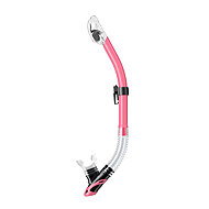 Agama Dive Team Deep dry snorkel, dark pink/transp. - Snorkel