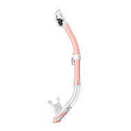 Agama Dive Team Deep dry snorkel, old pink/transp. - Snorkel