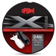 Spomb X Pro Braid Grey 8+1 300 m 0,18 mm 10,9 kg - Fishing Line