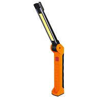 Solight Rechargeable LED lamp, black and orange - Flashlight
