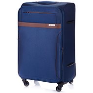 SOLIER STL 1316 Navy/Brown - Suitcase