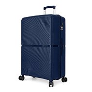 Solier Toride XXL 31”, Extra Large Suitcase, Dark Blue - Suitcase