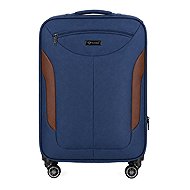 Solier Cabin Suitcase 25L, Dark Blue-Brown - Suitcase