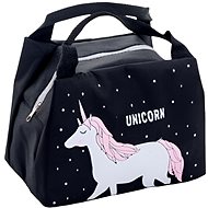 KIK KX5631 Children's snack bag Unicorn black - Thermal Bag