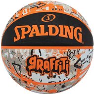 SPALDING ORANGE GRAFFITI SZ7 RUBBER BASKETBALL - Basketball