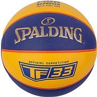SPALDING TF-33 GOLD - YELLOW/BLUE SZ6 RUBBER BASKETBALL - Kosárlabda