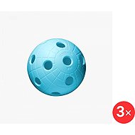 Unihoc Ball Crater blue 3 pcs - Floorball Ball