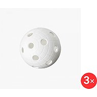 Unihoc Ball Crater white 3 pcs - Floorball Ball
