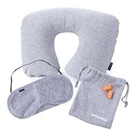 Spokey TGV Travel set 3 in 1: cushion + mask + earplugs - Travel Pillow
