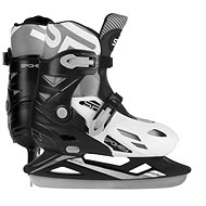 Spokey Ripple, black-white - Children's Ice Skates