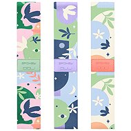 Spokey Harmony Band Set sada 3 posilovacích textilních gum - Resistance Band Set
