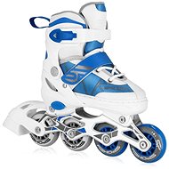 Spokey TONY white-blue, size 30-33 / 185-215 mm - Roller Skates