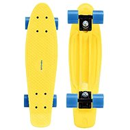 Spokey FISH with illuminated LED wheels, yellow - Penny Board