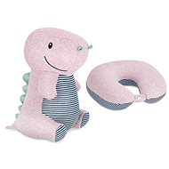 Spokey Cuddly 2in1 travel pillow and plush toy in one, hippo - Travel Pillow
