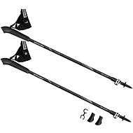 Spokey Wind 2dílné, černý mat - Nordic Walking Poles