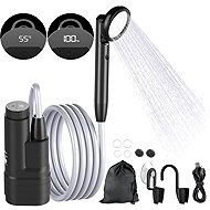 Fapiere Portable Camping Shower with Electric Pump and LCD Display - Camping Shower