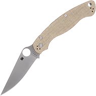 Spyderco Military 2 Brown Canvas Micarta, Satin Cru-Wear od Sala a Erica Glesserových - Pocket Knife