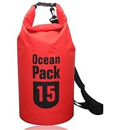 Surtep Waterproof Ocean shoulder bag 15 l, red - Waterproof Bag