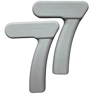 Sharp Shape Silicone dumbbells "7" 2×1kg Moonstone beige - Dumbell Set