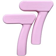 Sharp Shape Silicone dumbbells "7" 2 × 1kg pink - Dumbell Set