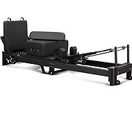 Sharp Shape Pilates Reformer aluminum black - Fitness Bench