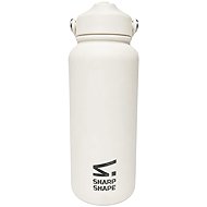 Sharp Shape Láhev s brčkem bílá - Drinking Bottle