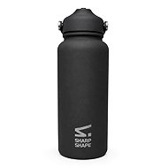 Sharp Shape Láhev s brčkem černá - Drinking Bottle