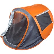 Verk 14529 Self-folding UV 210 × 130 × 85 cm orange-grey - Beach Tent