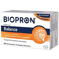 Biopron Balance, probiotics and prebiotics, daily care for gut microbiota, 60+20 capsules - Probiotics