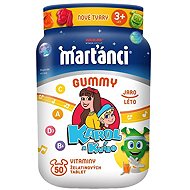 Martians Gummy Karol&Kvído summer 50 pcs - Multivitamin