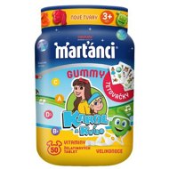 Martians Gummy Karol Easter Tattoo 50 pcs - Multivitamin