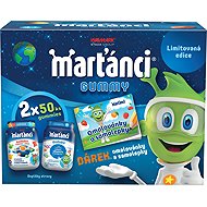 Martians Gummies 2 × 50 gummies + colouring pages and stickers - Multivitamin