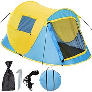 Tectake self folding tent blue/yellow - Tent