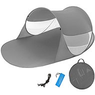 Tectake beach tent self folding shell Angelika anthracite - Tent