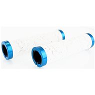 XG1.2 white/blue handlebar grips - Bicycle Grips