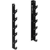 HMS STR46 Wall mount for 6 Olympic axles - Dumbbell Rack