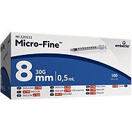 Embecta Micro-Fine U-100 Insulin Syringe 8mm 0.5ml 100pcs - Syringes