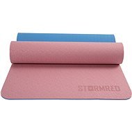 Stormred Yoga mat 8 Pink/grey - Fitness szőnyeg