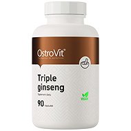 OstroVit - Triple Ginseng VEGE, 90 capsules - Ginseng