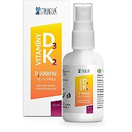 STRUNECKÁ Vitamin D3 2000 IU + K2 spray 30 ml - Vitamins