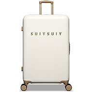 SUITSUIT Fusion White Swan M, white - Suitcase