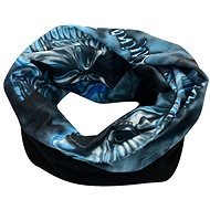 Sulov fleece anyaggal - fekete-kék - Nyakvédő