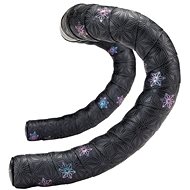 Supacaz Super Sticky Kush - Galaxy - Oil Slick Print w/Ano Black Plugs - Handlebar Tape