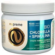 Nupreme BIO Chlorella + Spirulina 1500tbl. - Dietary Supplement