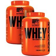 Extrifit 100% Whey Protein 2 + 2 kg ovocný shake - Sada