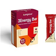 Kompava 3Energy Bar Six Pack, 6 x 40g, Strawberry - Energy Bar