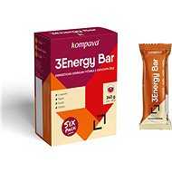 Kompava 3Energy Bar Six Pack, 6 x 40g, Orange - Energy Bar