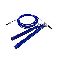 ACRA Adjustable Skipping Rope, Blue - Skipping Rope
