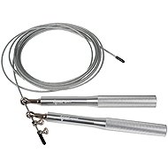 ACRA Adjustable Skipping Rope, Silver - Skipping Rope