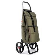 Rolser BIG Polar 2Logic RSG with large wheels, Khaki - green - Shopping Trolley